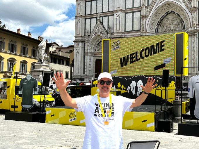 CICLISMO: UN PONTINO AL TOUR DE FRANCE. E’ LO SPEAKER GIUSEPPE BARATTA