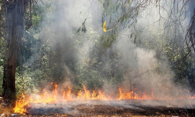 Incendio nella zona collinare. L’ennesimo di questa estagione estiva