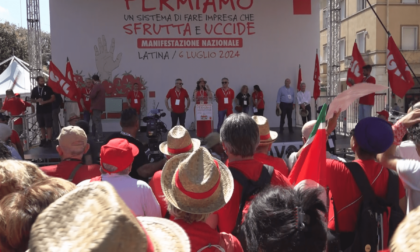 LATINA: MANIFESTAZIONE NAZIONALE DELLA CGIL
