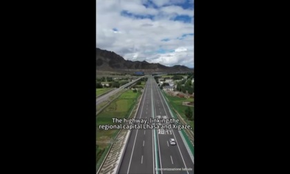 Cina: apre al traffico autostrada tra due maggiori città dello Xizang