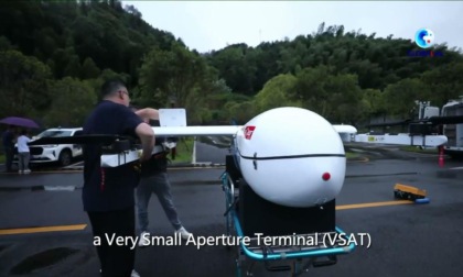 Cina: Hunan, drone ripristina comunicazioni interrotte in villaggi disastrati