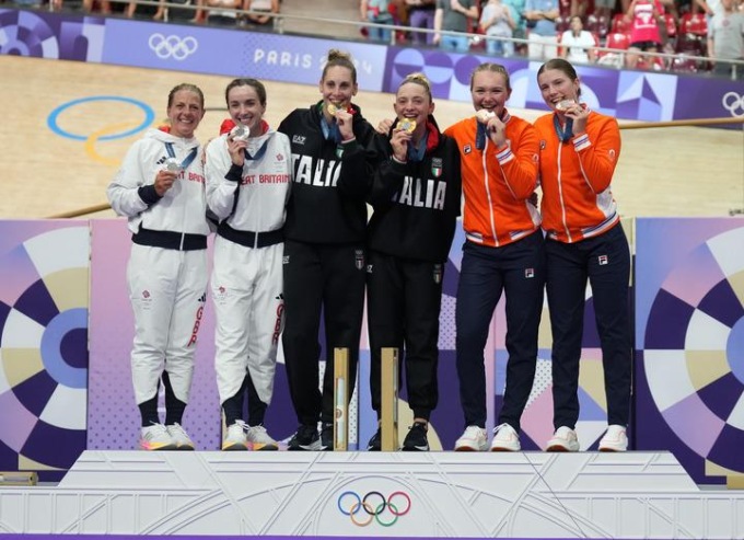 Olimpiadi Parigi: vittoria italiana alla finale di Madison femminile