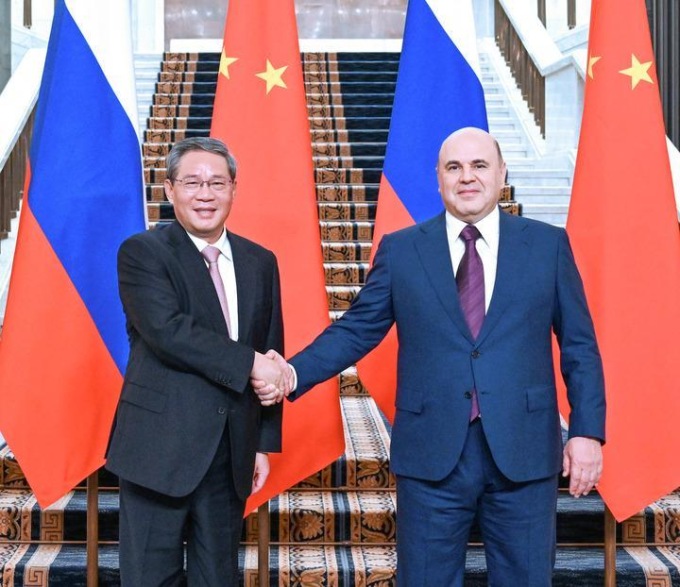 Cina-Russia: primi ministri co-presiedono 29mo incontro regolare tra capi di governo