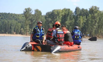 Cina: operazioni di soccorso dopo le piogge torrenziali a Huludao, nel Liaoning