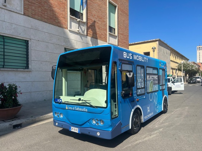 SABAUDIA: BUS ELETTRICO GRATIS PER GLI UTENTI