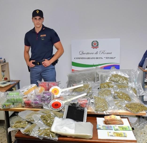 TIVOLI: DROGA NEL BOX PRESO IN AFFITTO