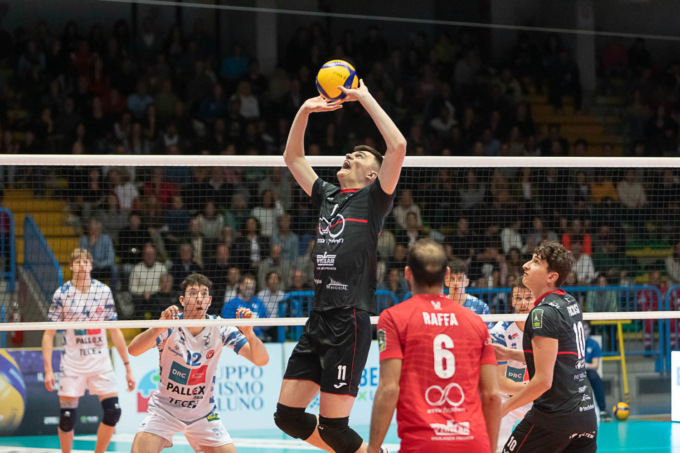 PALLAVOLO A3: SABAUDIA, NICOLA MAZZON AL PALLEGGIO