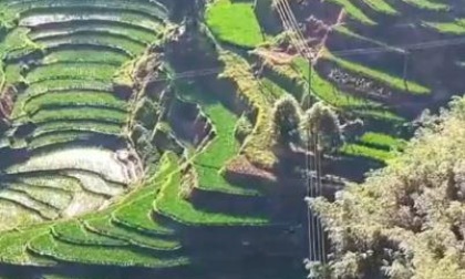 Cina: magnifici terrazzamenti a riso nel Jiangxi
