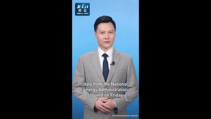 Cina: capacità installata produzione di energia elettrica +14%