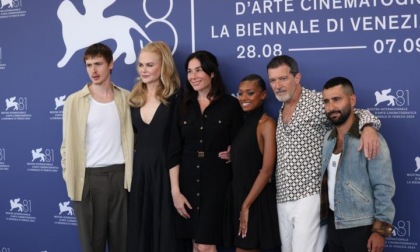 Cinema: photocall degli attori di "Babygirl" alla Mostra del cinema di Venezia