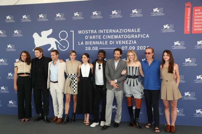 Italia: photocall di “The Brutalist” a 81ma mostra di Venezia (3)