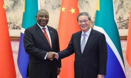 Cina: Pechino, premier Li Qiang incontra presidente sudafricano
