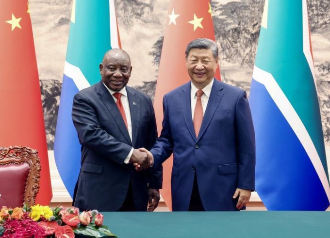 Cina: Pechino, colloqui tra presidente Xi, presidente sudafricano