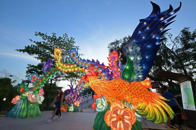 Singapore: evento “Luci sul lago” per celebrare Festa metà autunno (3)