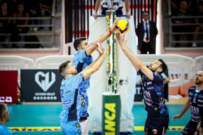 PALLAVOLO SUPERLEGA: CISTERNA-TRENTO 1-3