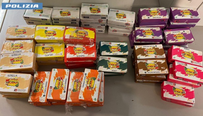 ROMA: DROGA NELLE SCATOLE, SEQUESTRATI 15 CHILI