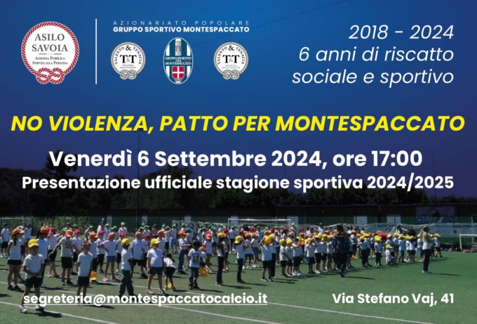 ECCELLENZA: IL MONTESPACCATO SI PRESENTA