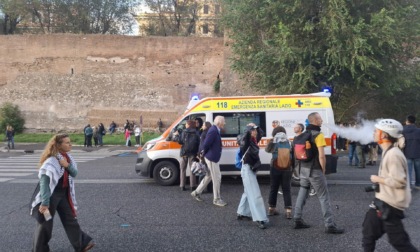 ROMA: SIT-IN PRO PALESTINA, SCONTRI E FERITI