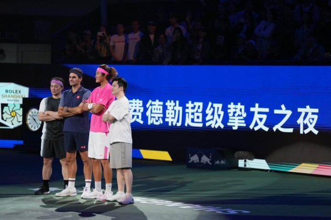 Cina: tennis, fan day dedicato a Roger Federer a Shanghai
