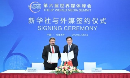 Cina: presidente Xinhua, agenzia di stampa bulgara partecipano a cerimonia firma
