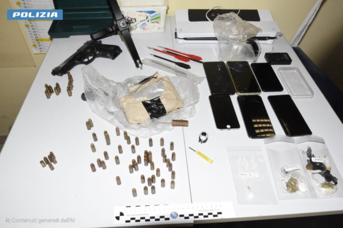 LATINA: ARMI E POLVERE DA SPARO IN CASA, DENUNCIATO