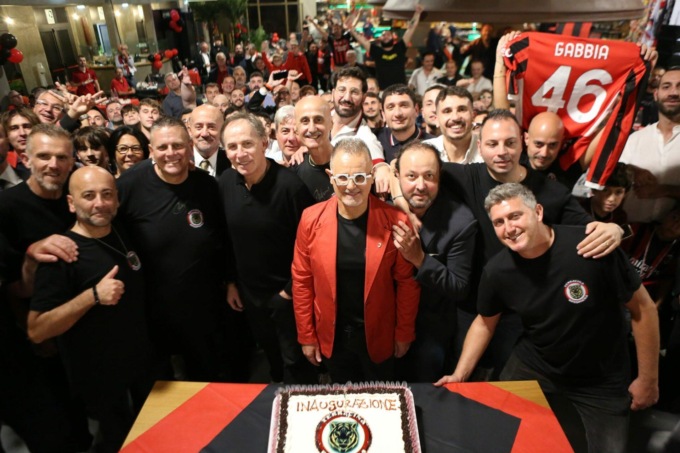 TERRACINA: FRANCO BARESI INAUGURA IL CLUB “TERRACINA ROSSONERA”