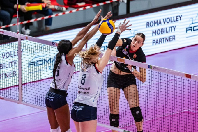 PALLAVOLO A1 FEMMINILE: SMI ROMA SCONFITTA IN CASA