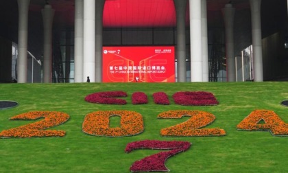 Cina: preparativi presso il sito principale della settima CIIE a Shanghai