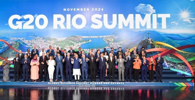 Brasile: Rio de Janeiro, Xi partecipa a sessione chiusura vertice G20