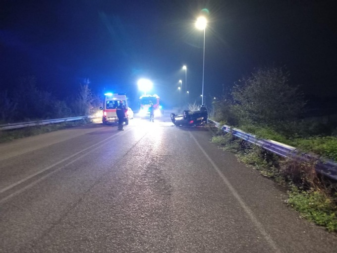 CECCANO: INCIDENTE NELLA  NOTTE, MUORE UN 20ENNE