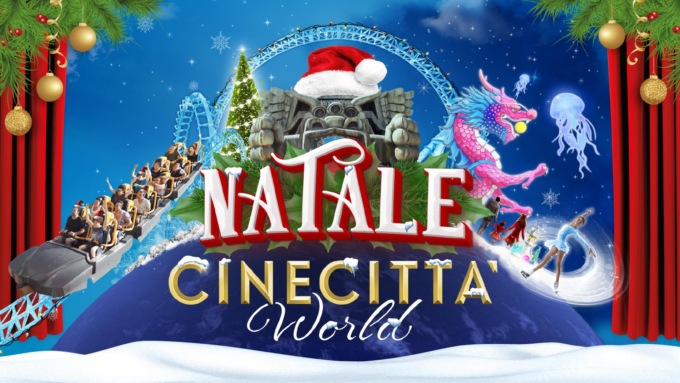 Cinecittà World: si accende il Natale delle meraviglie tra luminarie cinesi e il grande show sul ghiaccio