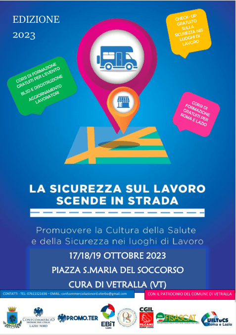 LATINA: “LA SICUREZZA SUL LAVORO SCENDE IN STRADA”, L’INIZIATIVA
