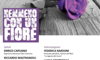 FROSINONE: "NEMMENO CON UN FIORE", L'INIZIATIVA