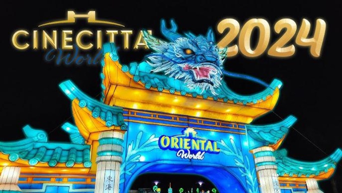 ROMA: A CINECITTA’ WORLD ARRIVA L’ORIENTAL WORLD