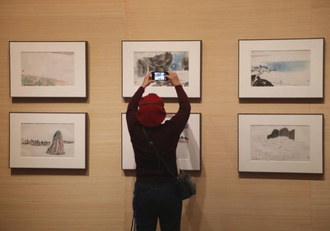 USA: mostra delle opere del pittore cinese Qi Baishi a San Francisco (1)