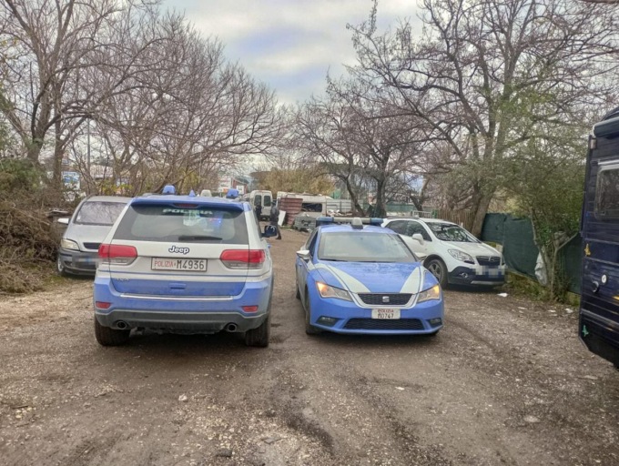 GUIDONIA: SGOMBERO AL CAMPO DELL’ALBUCCIONE