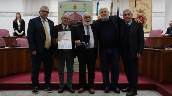CONI: PREMIATE LE ECCELLENZE SPORTIVE FRUSINATE