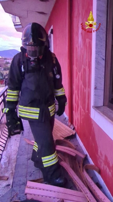 ROMA/CASTELFORTE: INCENDI IN ABITAZIONE, RESIDENTI IN SALVO
