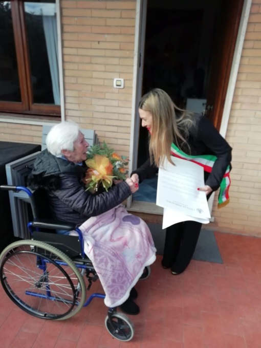 TERRACINA: FESTEGGIATE DUE CENTENARIE