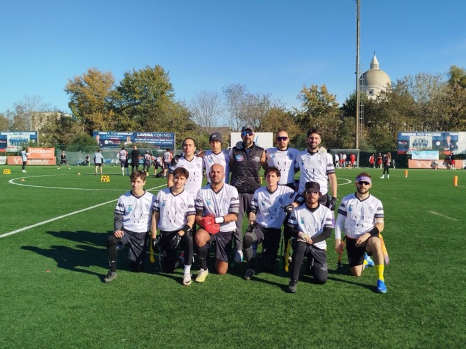 FLAG FOOTBALL: COPPA ITALIA, TERZO POSTO PER I BUFALI LATINA