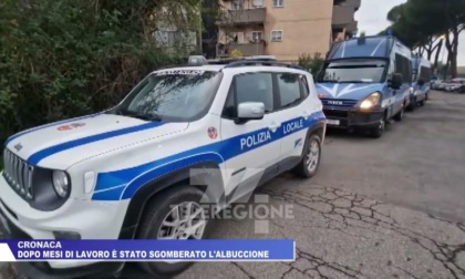 GUIDONIA: SGOMBERO DEL CAMPO NOMADI