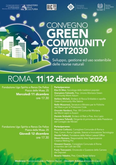 ROMA: ‘LEPINI GREEN’ , PRESENTATA LA PRIMA GREEN COMMUNITY DEL LAZIO
