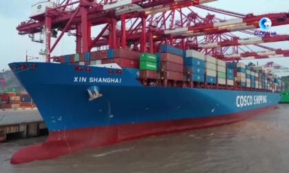 Cina: prima nave proveniente dal porto peruviano di Chancay raggiunge Shanghai