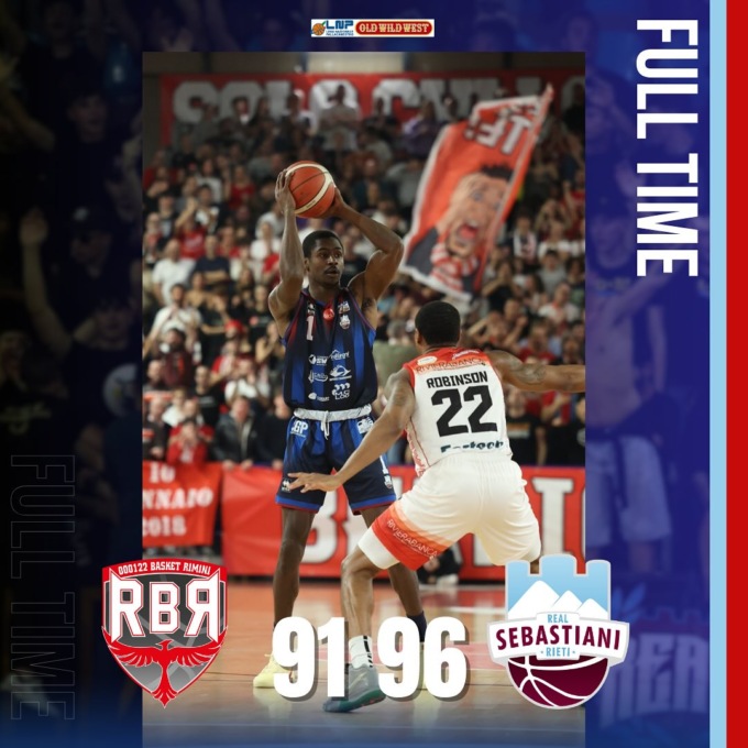 BASKET: LATINA KO. IMPRESA DELLA REAL SEBASTIANI RIETI