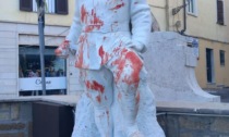 FROSINONE: IMBRATTATA NUOVAMENTE LA STATUA DI TURRIZIANI