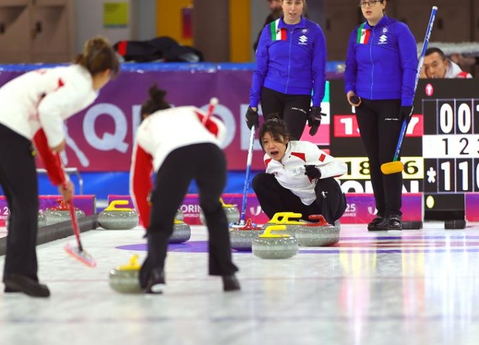 Italia: Giochi invernali FISU, round robin di curling femminile (2)