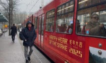 Paesi Bassi: tram festivo celebra Capodanno cinese su linea più trafficata dell'Aia (1)