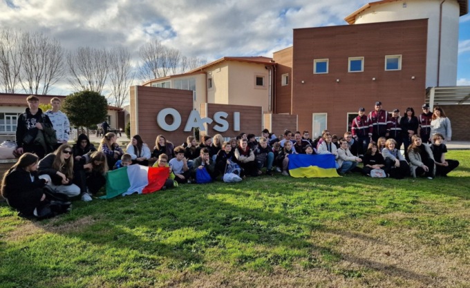 TERRACINA: 44 BAMBINI UCRAINI OSPITATI DALL’ANPS