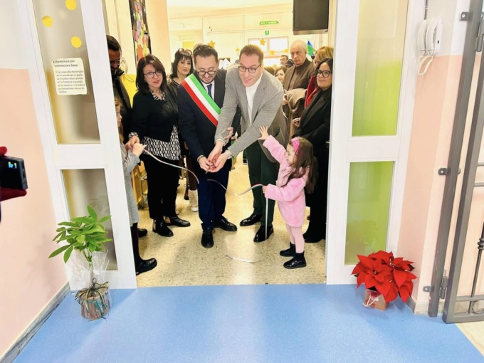 MAENZA: INAUGURATO IL PRIMO ASILO NIDO COMUNALE