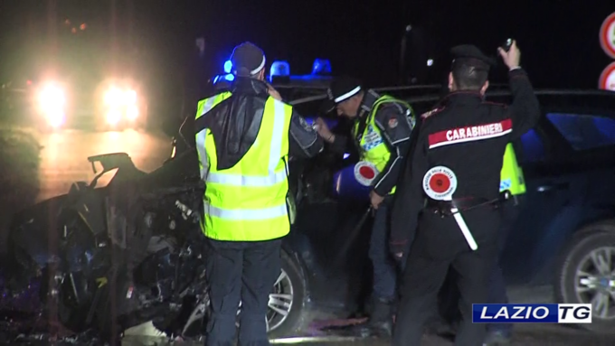 ROMA/GUIDONIA: INCIDENTI STRADALI, DUE VITTIME